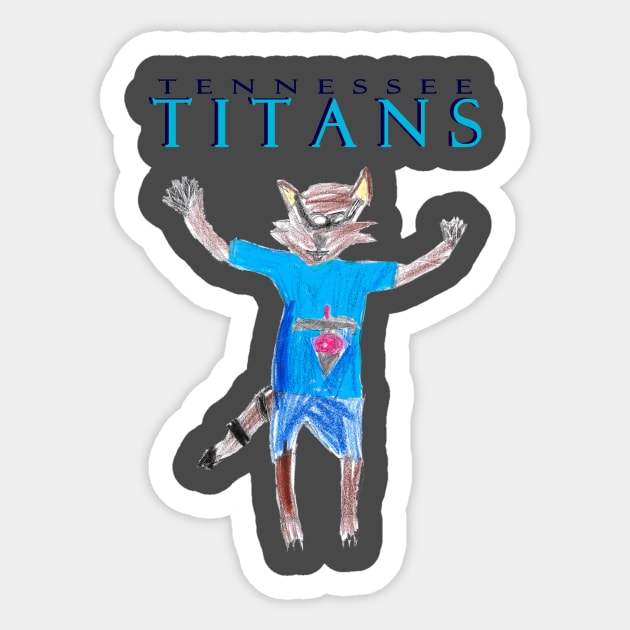Tennessee Titans Mascot Design Tennessee Titans Sticker